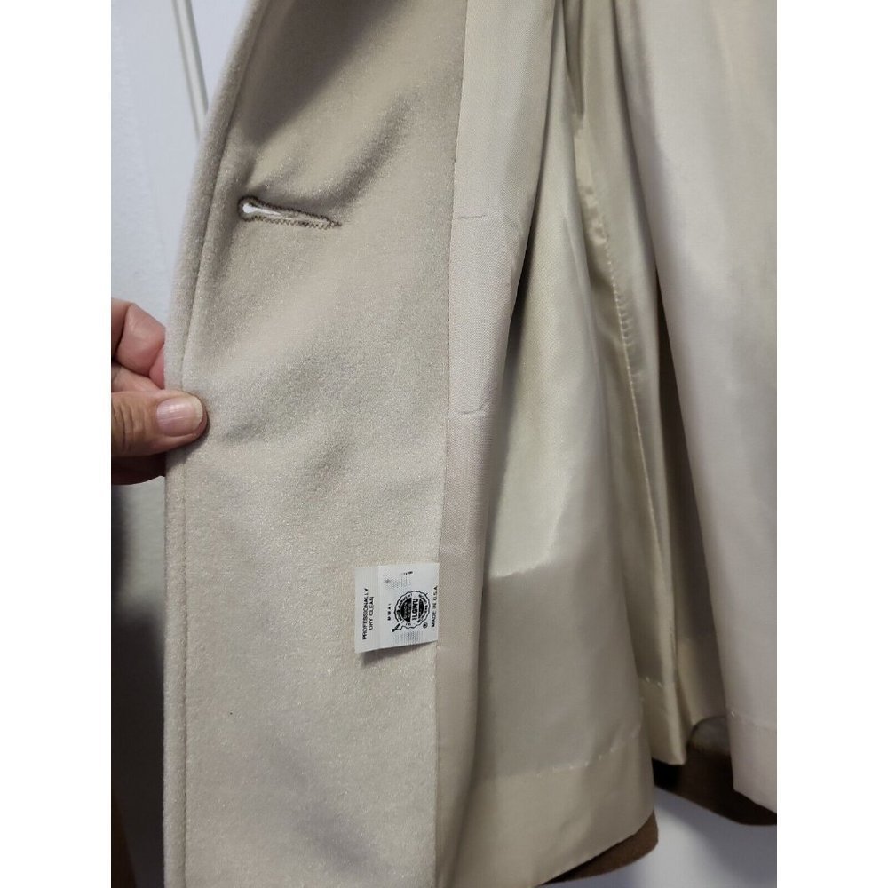 Unbranded  50's Vintage Coat Union Made Brown Size 20 - Picture 12 of 12